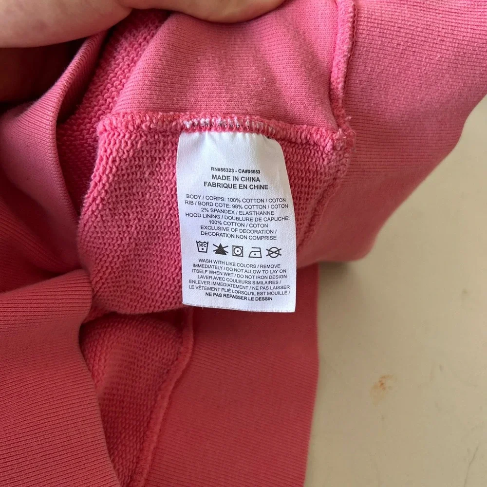Jordan x Lyrical Lemonade Sweatshirt Mens XL Pink Chicago Unite Chenille Hoodie
